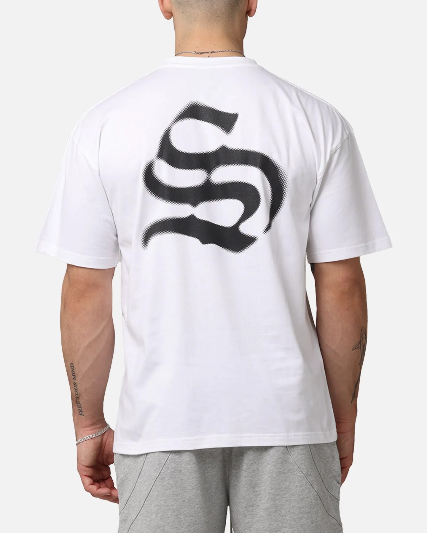 Saint Morta Gothic Rein Drop T-Shirt White