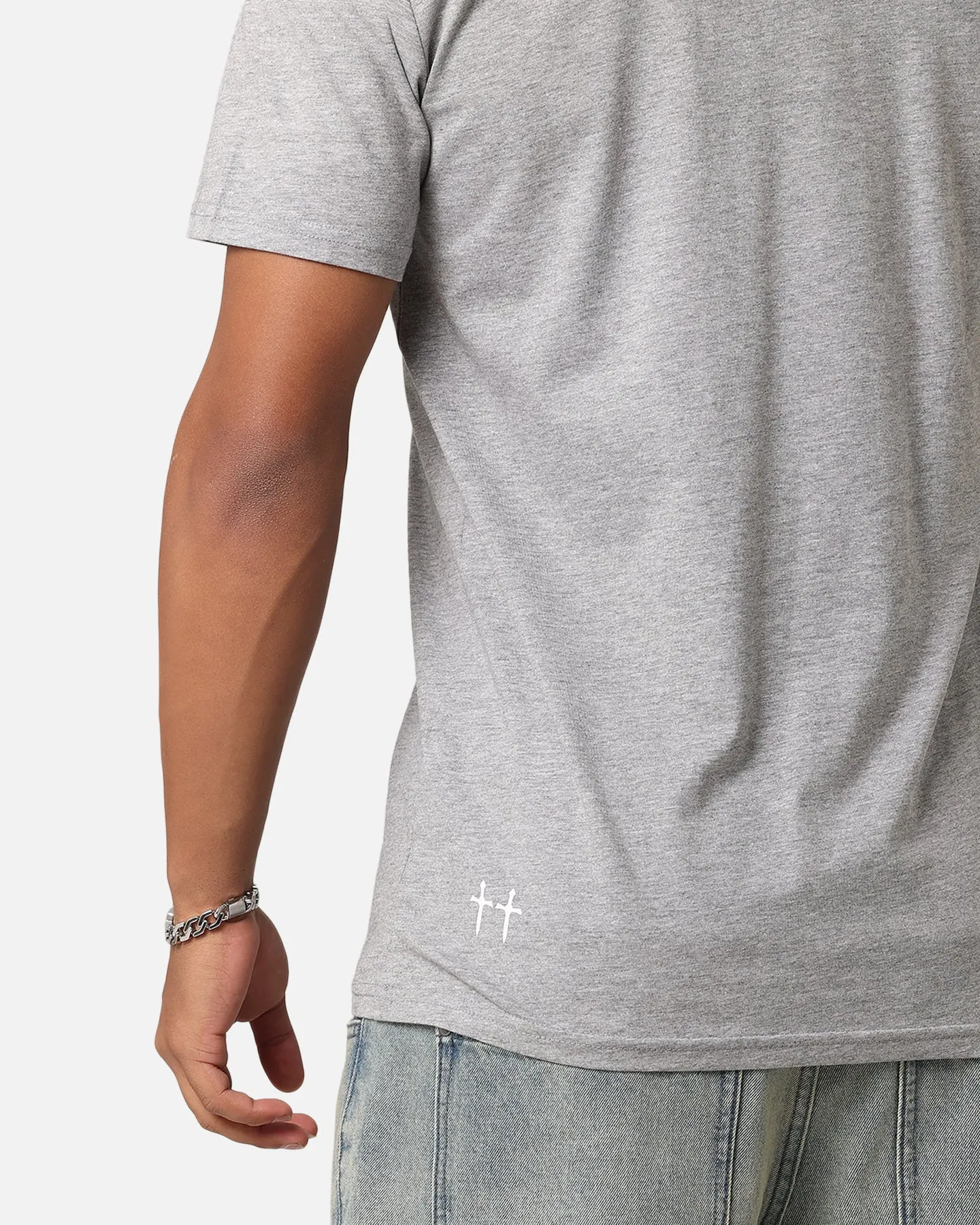 Saint Morta Gothic T-Shirt Grey Marle