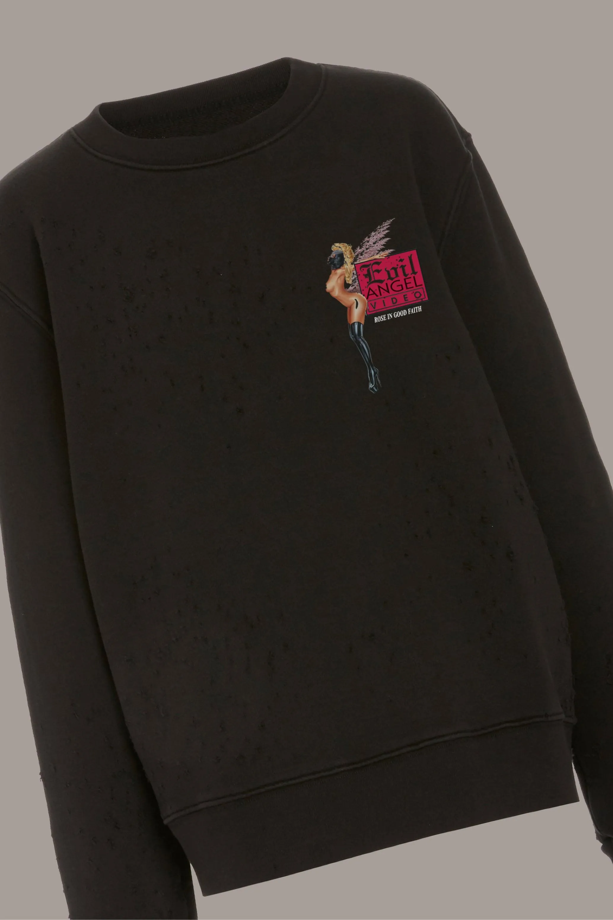 SHOTGUNNED CREWNECK
