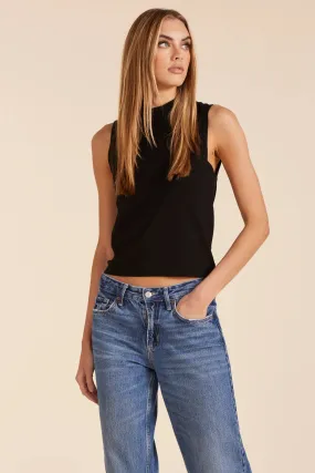 Sleeveless Rib Turtleneck by Bobi