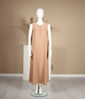 Slip Dress Pearl Stretch - Latte