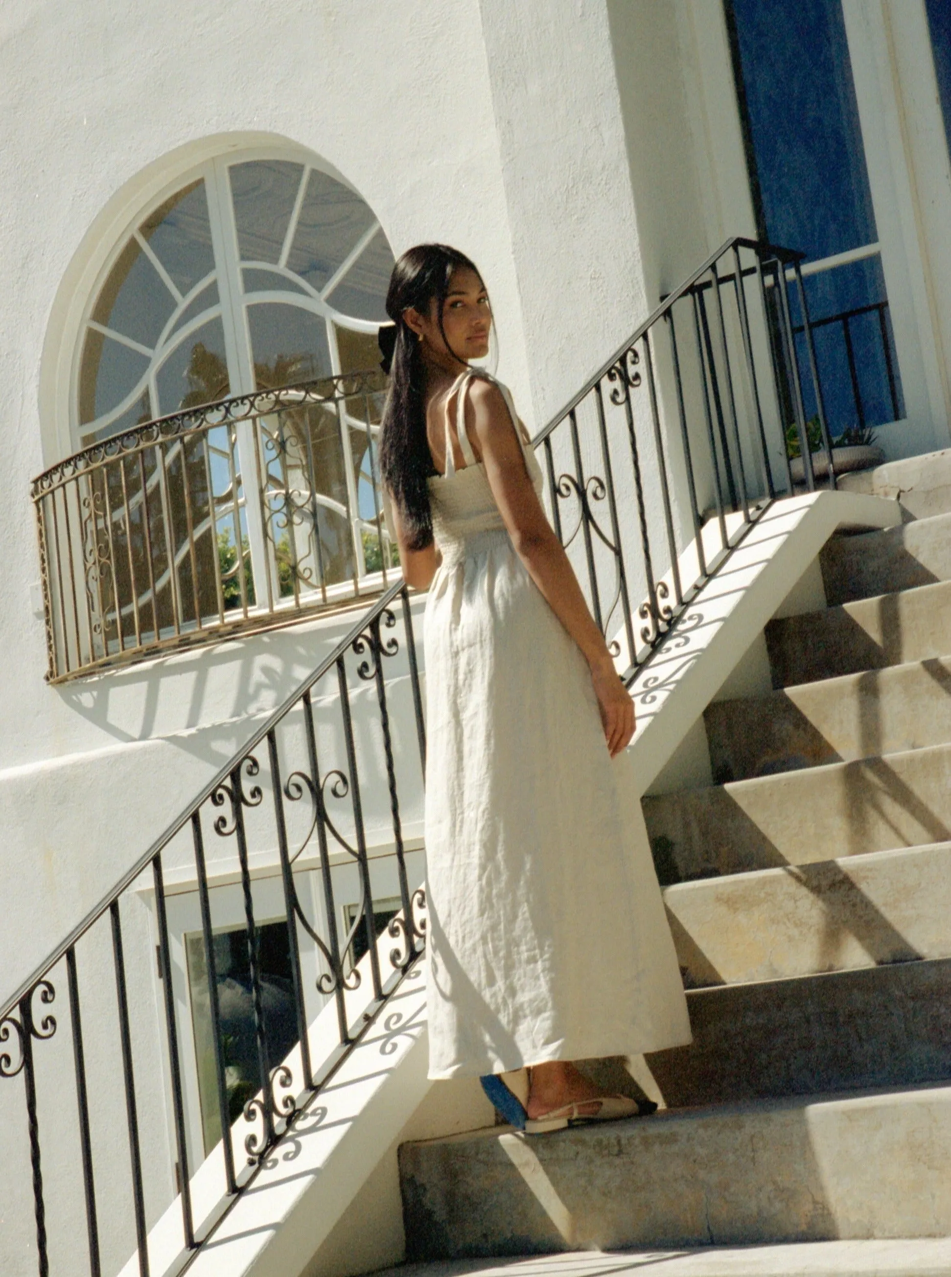 Sophie Dress - Oatmeal Linen