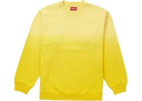 Supreme Dipped Crewneck Yellow