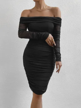 TastyHottie - Stella Off Shoulder Mesh Party Dress