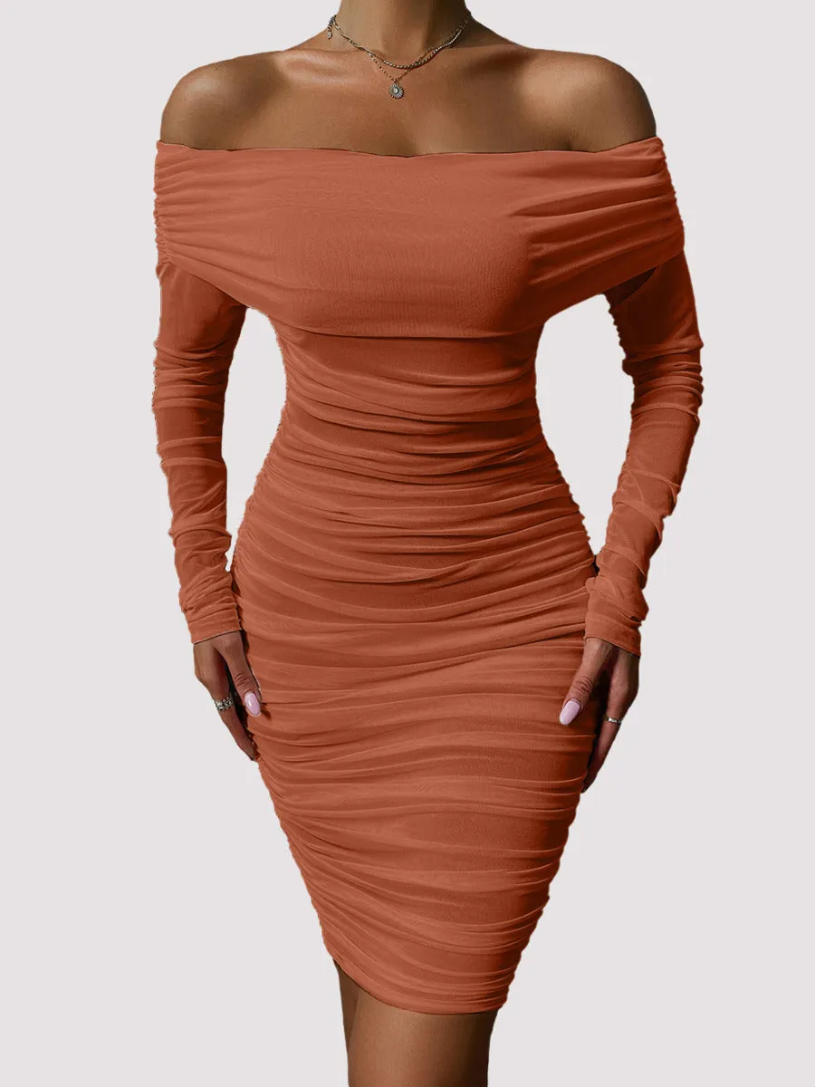 TastyHottie - Stella Off Shoulder Mesh Party Dress
