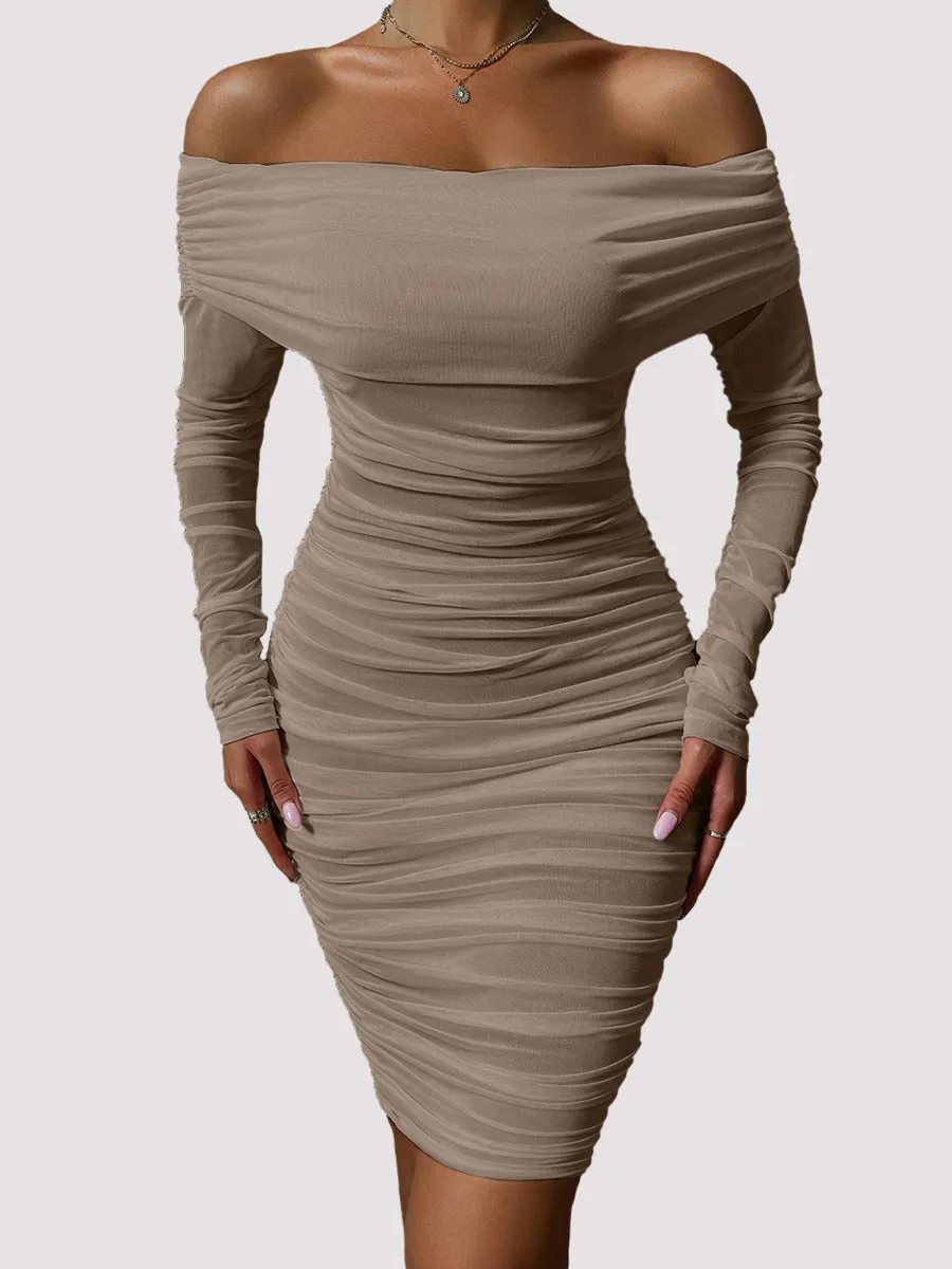 TastyHottie - Stella Off Shoulder Mesh Party Dress