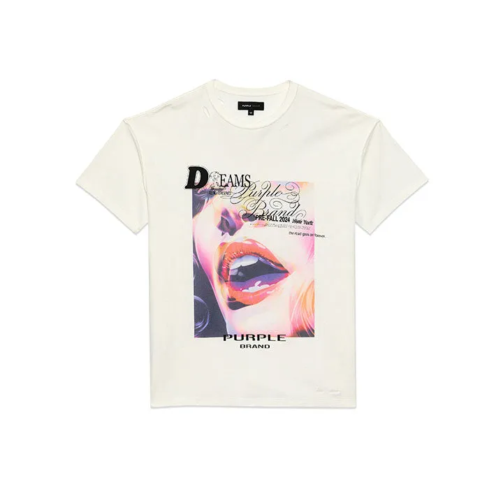 Textured Inside Out Tee (White) - P101-JDBW324