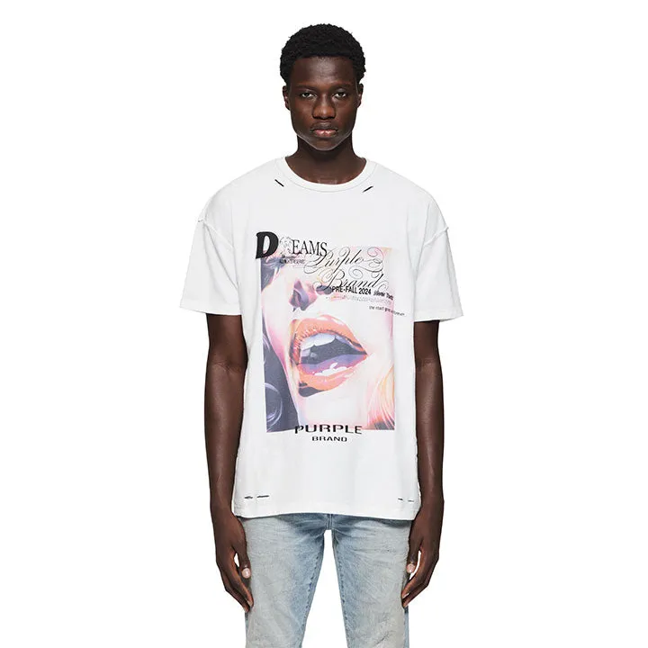 Textured Inside Out Tee (White) - P101-JDBW324