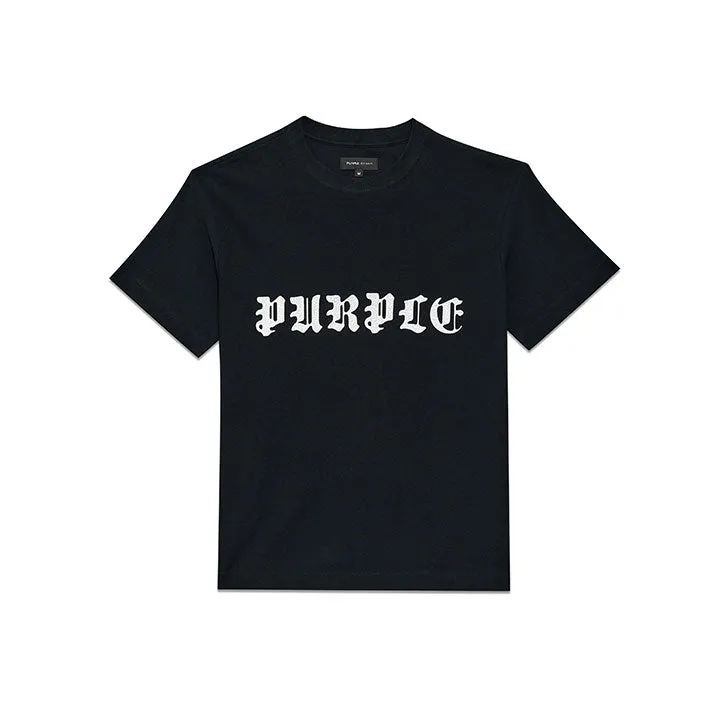 Textured Jersey SS Tee (Black) - P104-JGBB324