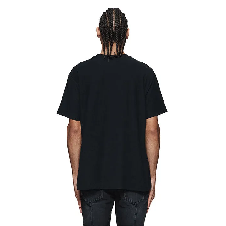 Textured Jersey SS Tee (Black) - P104-JGBB324
