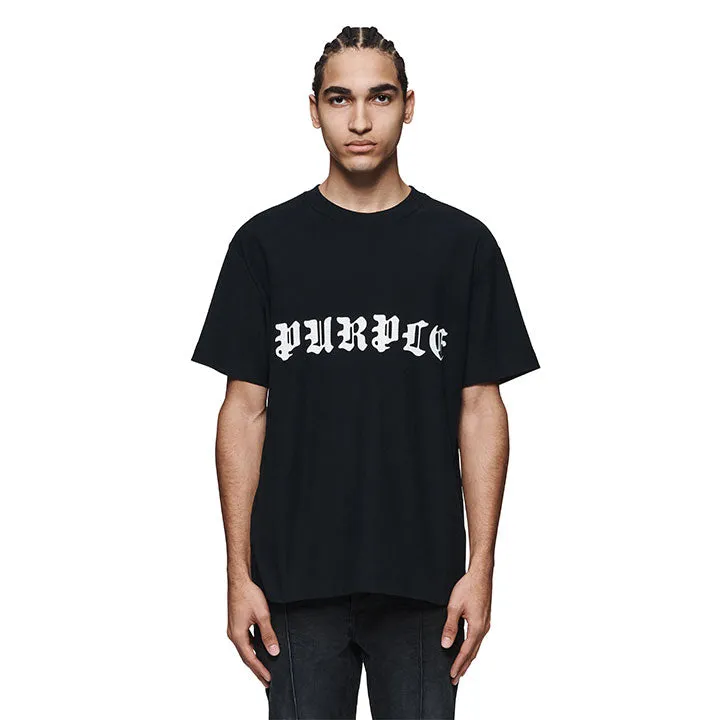 Textured Jersey SS Tee (Black) - P104-JGBB324