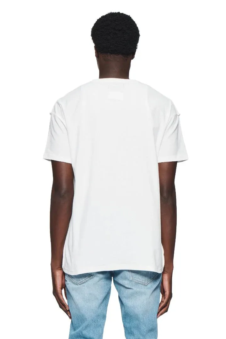 Texured Inside Out Tee (White) - P101-JBWF424