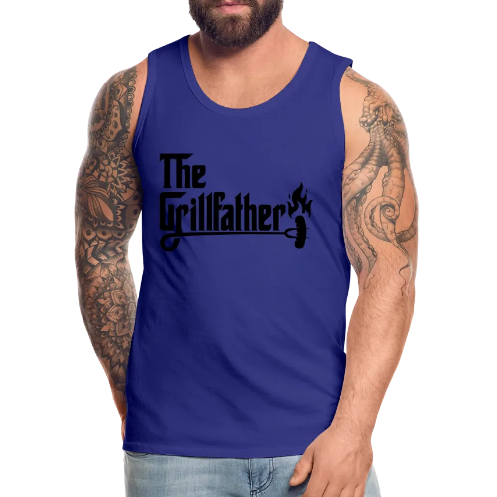 The Grillfather Men’s Premium Tank Top (BBQ Grilling Dad)