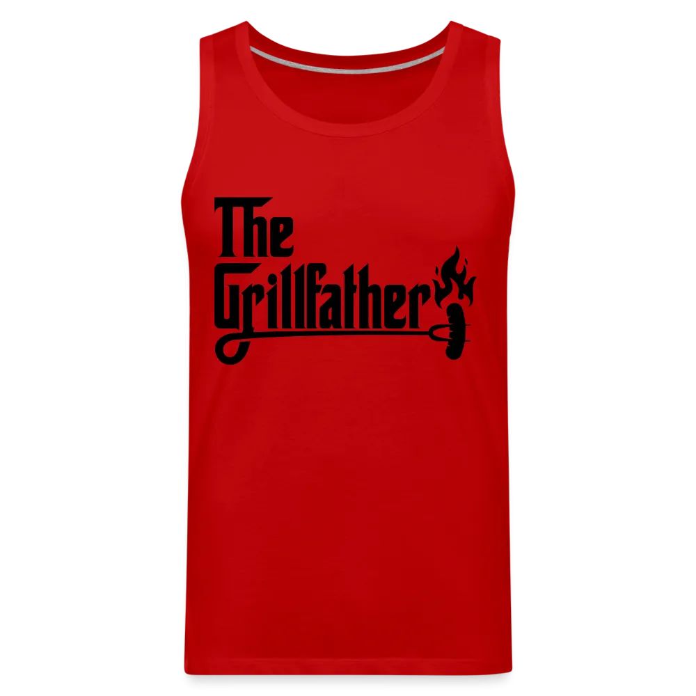 The Grillfather Men’s Premium Tank Top (BBQ Grilling Dad)