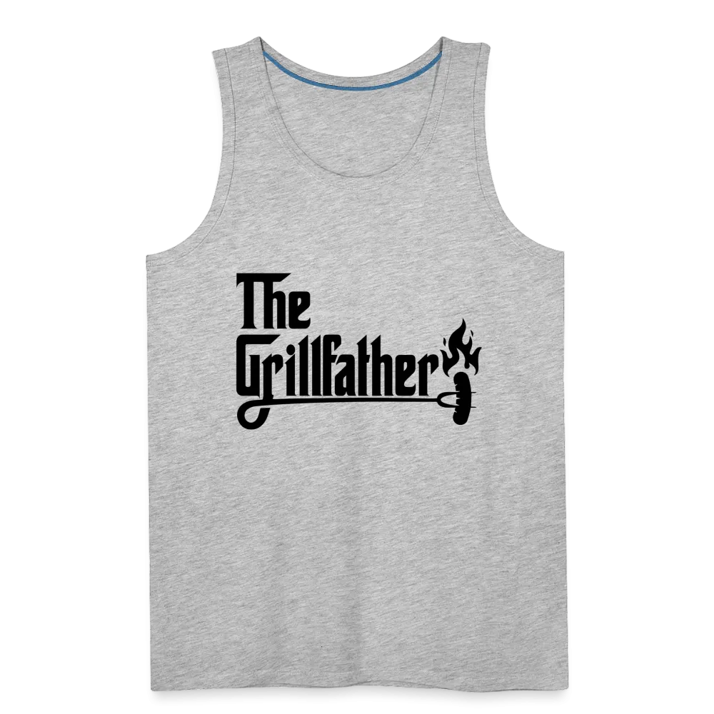 The Grillfather Men’s Premium Tank Top (BBQ Grilling Dad)