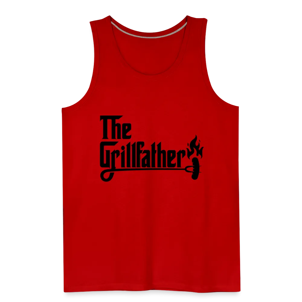 The Grillfather Men’s Premium Tank Top (BBQ Grilling Dad)
