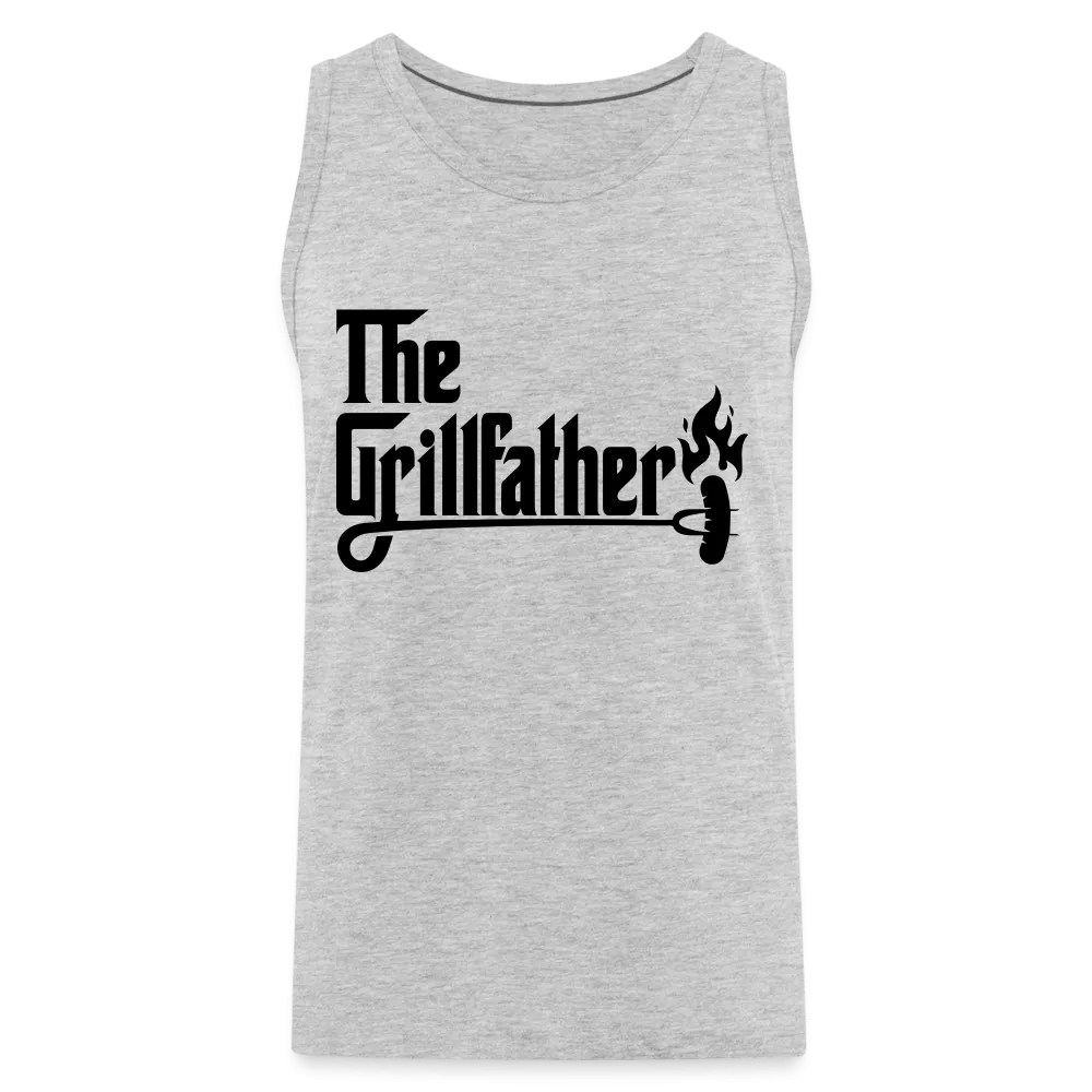 The Grillfather Men’s Premium Tank Top (BBQ Grilling Dad)