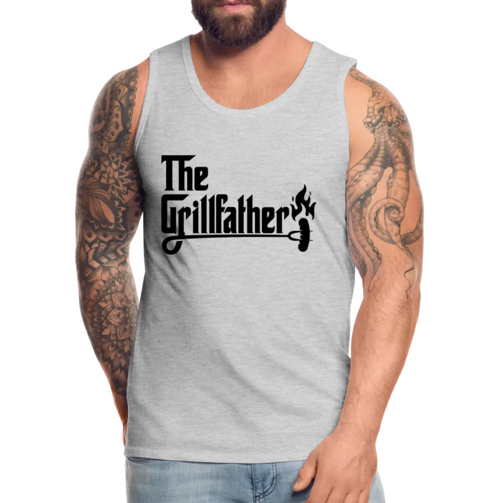 The Grillfather Men’s Premium Tank Top (BBQ Grilling Dad)