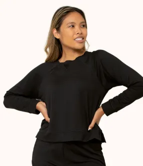 The Terry-Soft Sweatshirt: Jet Black
