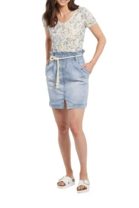 Tribal Audrey Pull On Paper Bag Skirt