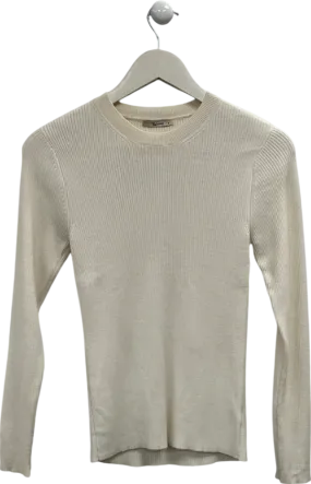 TU Cream Fine Knit Jumper UK 8