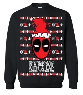 Ugly Christmas Unisex Graphic Crewneck Sweatshirt I'm The Other Guy In A Red Suit