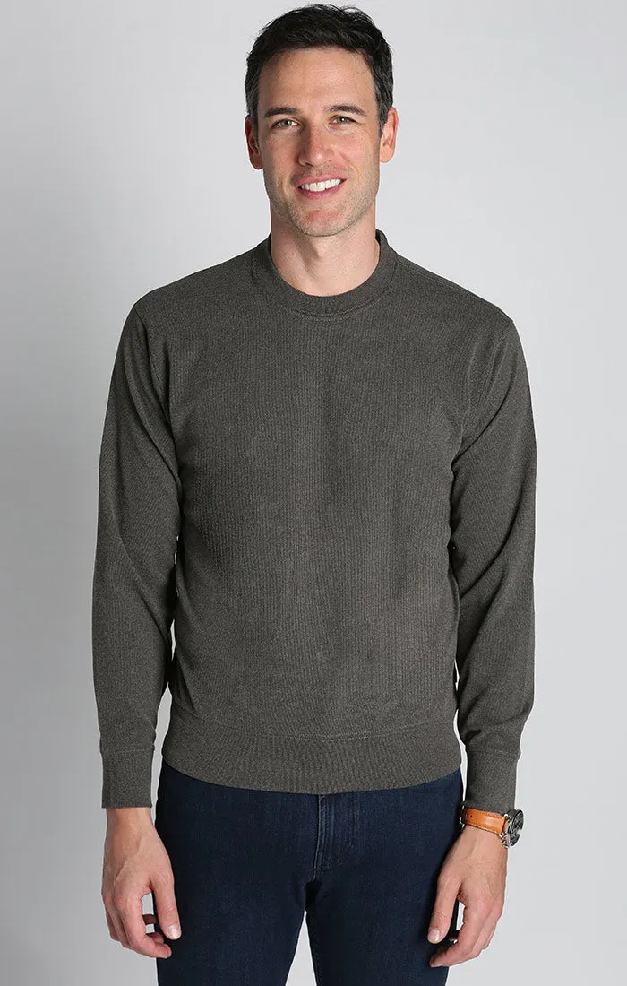 Ultra Soft Ribbed Crewneck