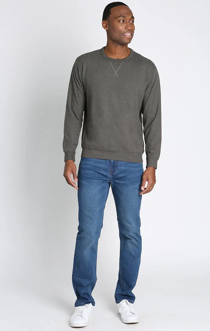 Ultra Soft Ribbed Crewneck
