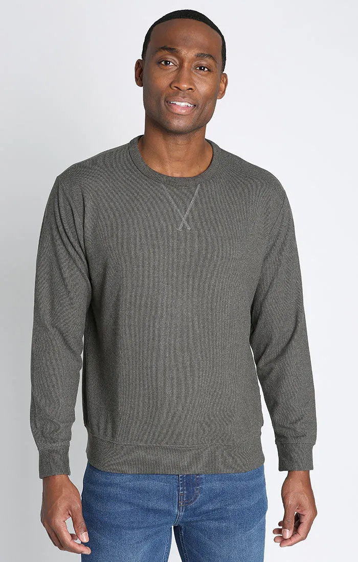 Ultra Soft Ribbed Crewneck