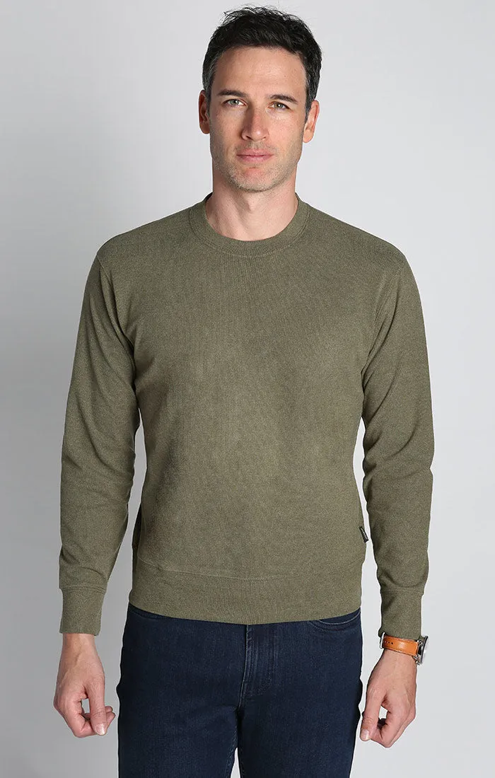 Ultra Soft Ribbed Crewneck