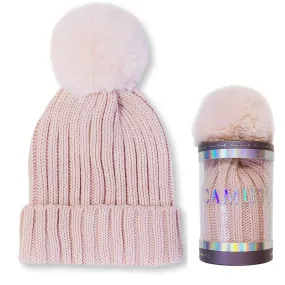 Vince Camuto Women's Faux Fur Pom Beanie Hat with Gift Box