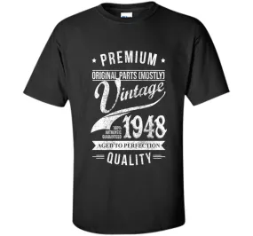 Vintage 1948 T-Shirt. Birthday Gift For 68 Years old.