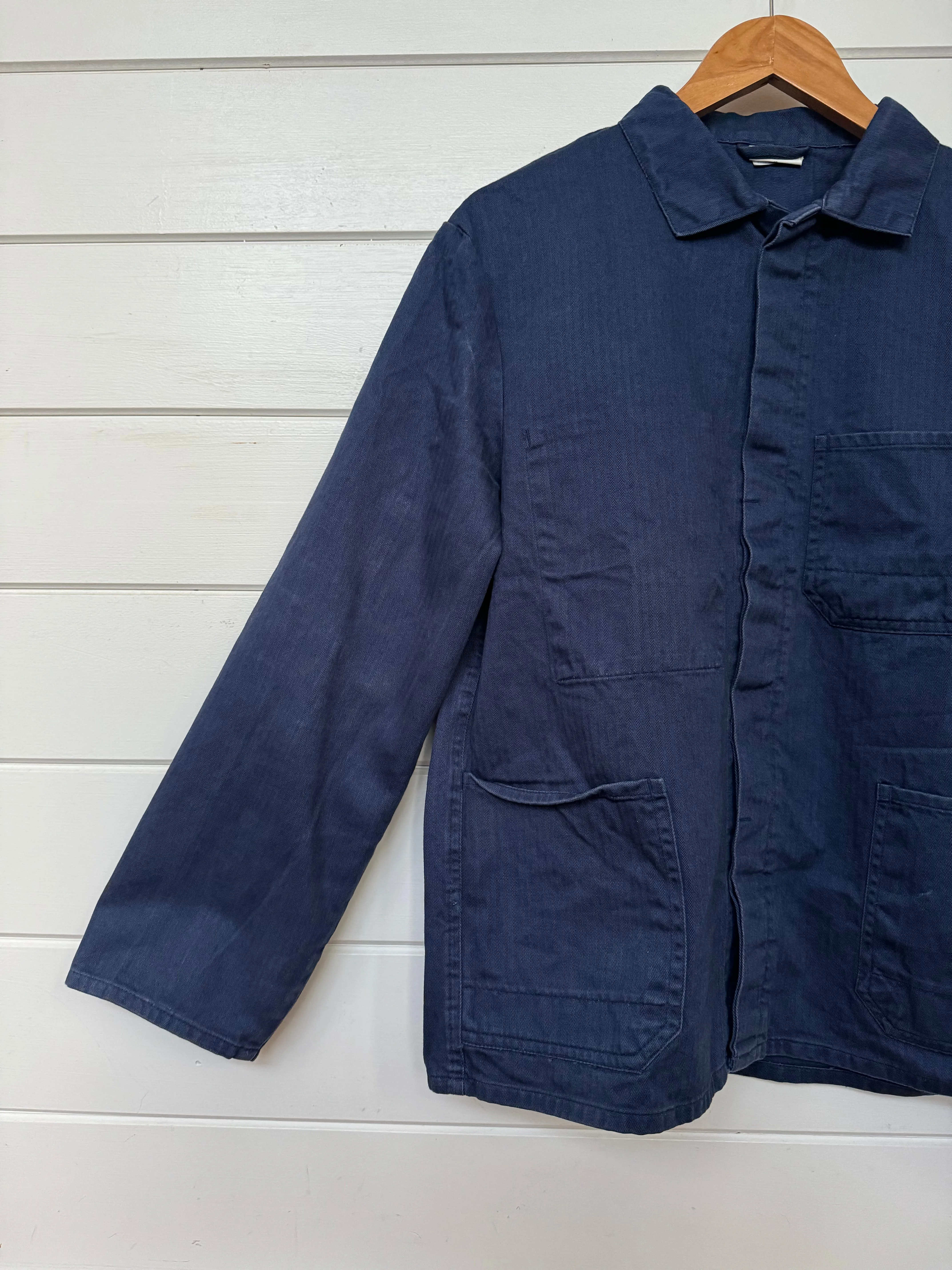 Vintage Chore Coat - Navy Blue