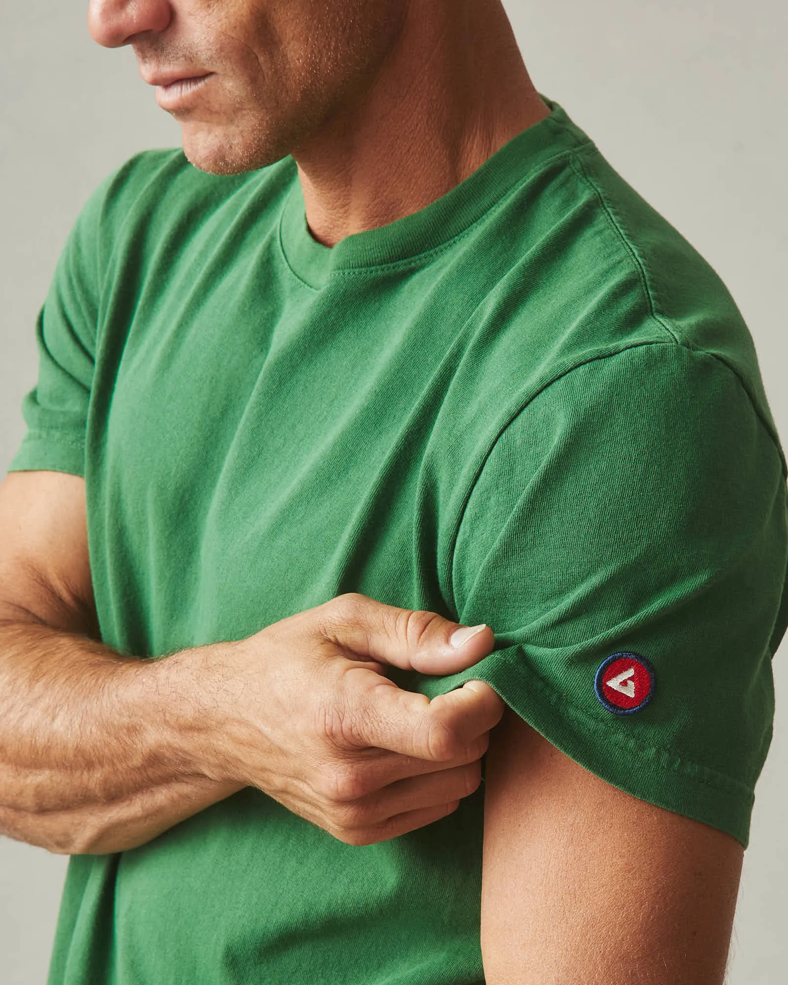 Vintage Crew Tee - Washed Formal Garden