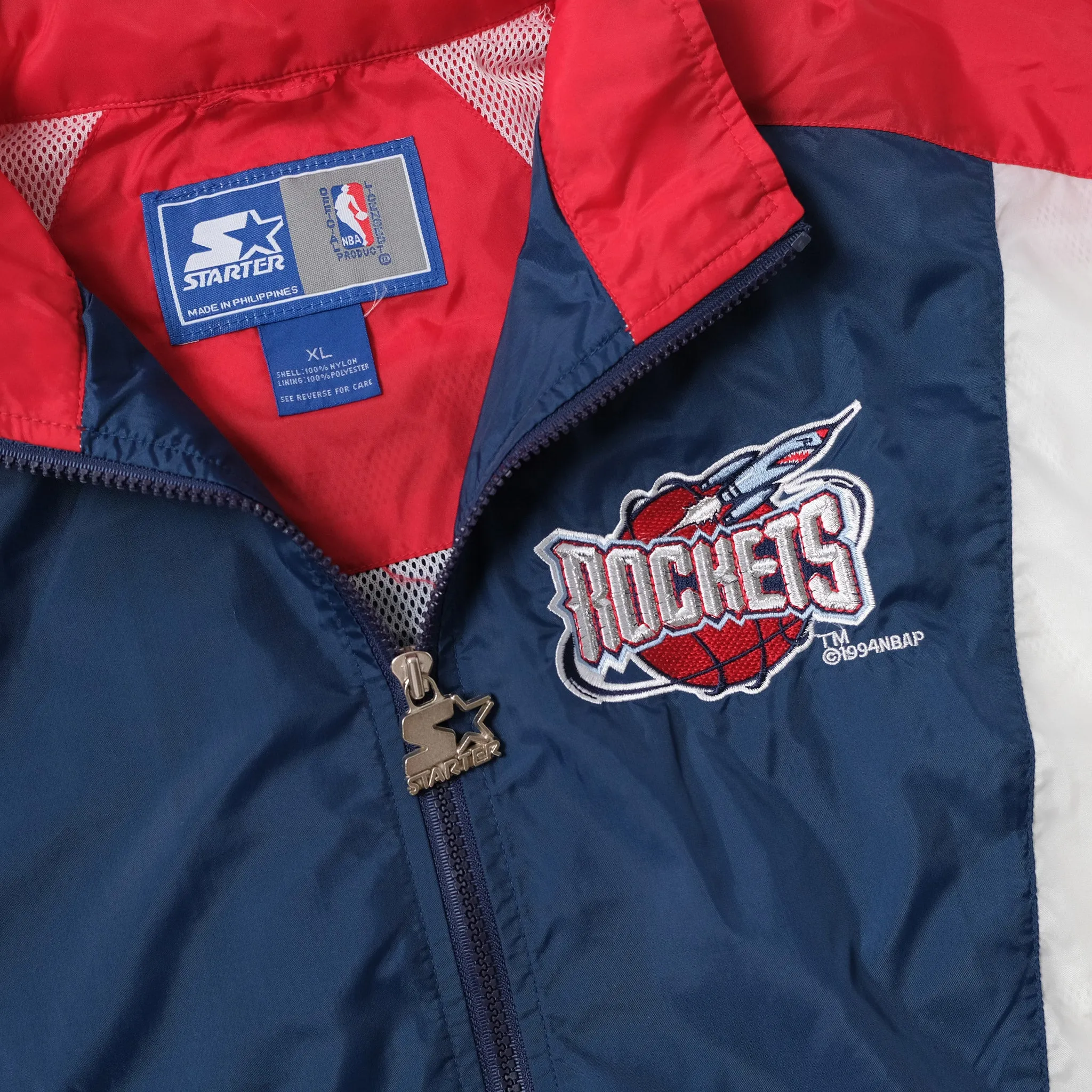 Vintage Deadstock Starter Houston Rockets Track Jacket XLarge