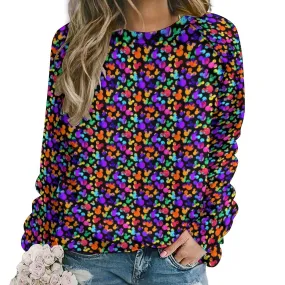 Watercolor Women's Raglan Crewneck Sweatshirt