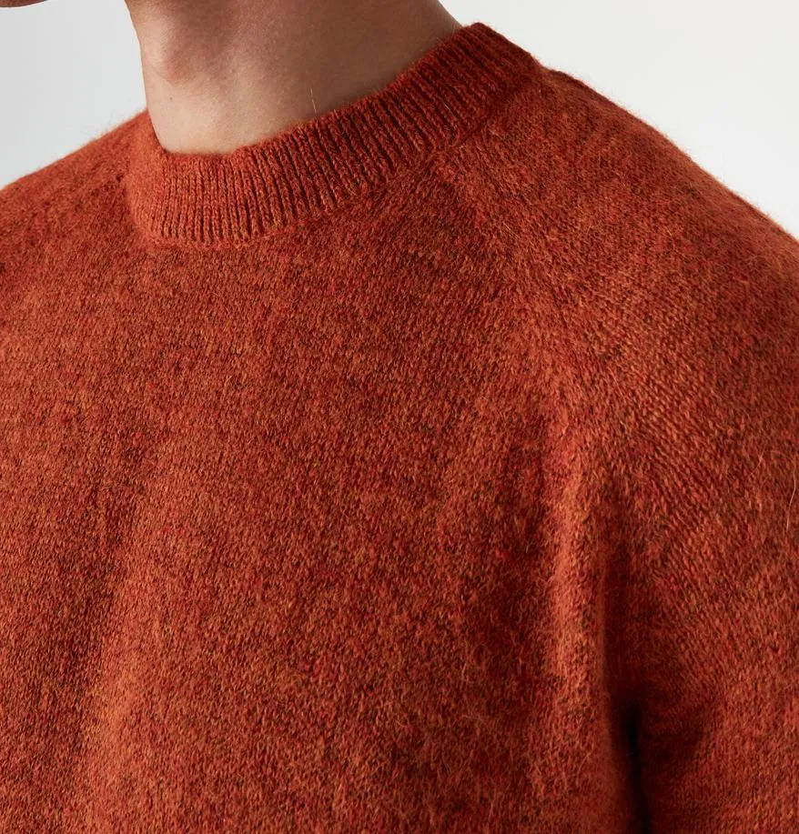 Wax London Alp Knitted Jumper – Rothko Orange