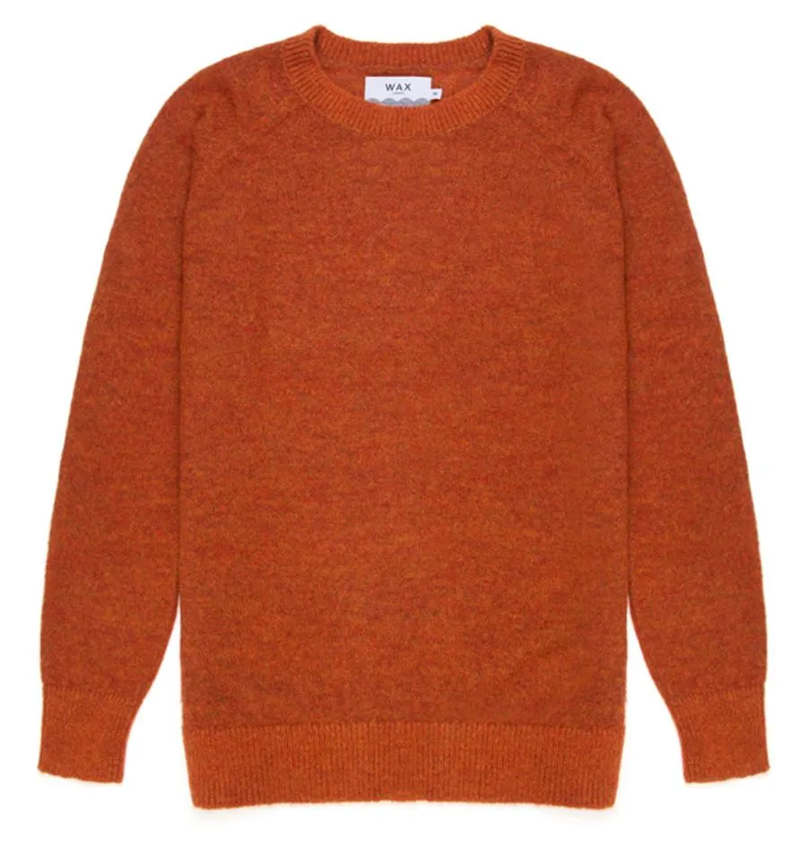 Wax London Alp Knitted Jumper – Rothko Orange