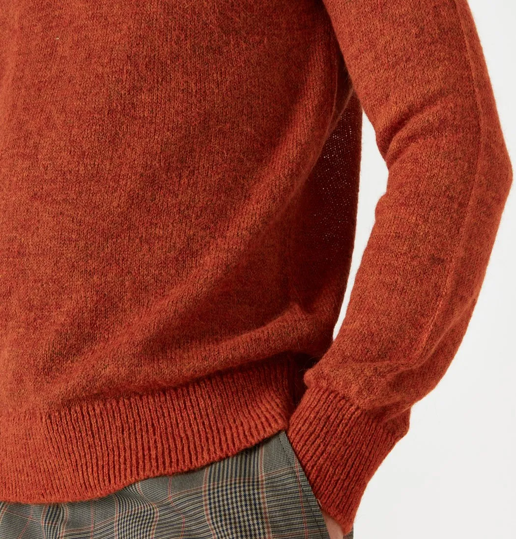 Wax London Alp Knitted Jumper – Rothko Orange