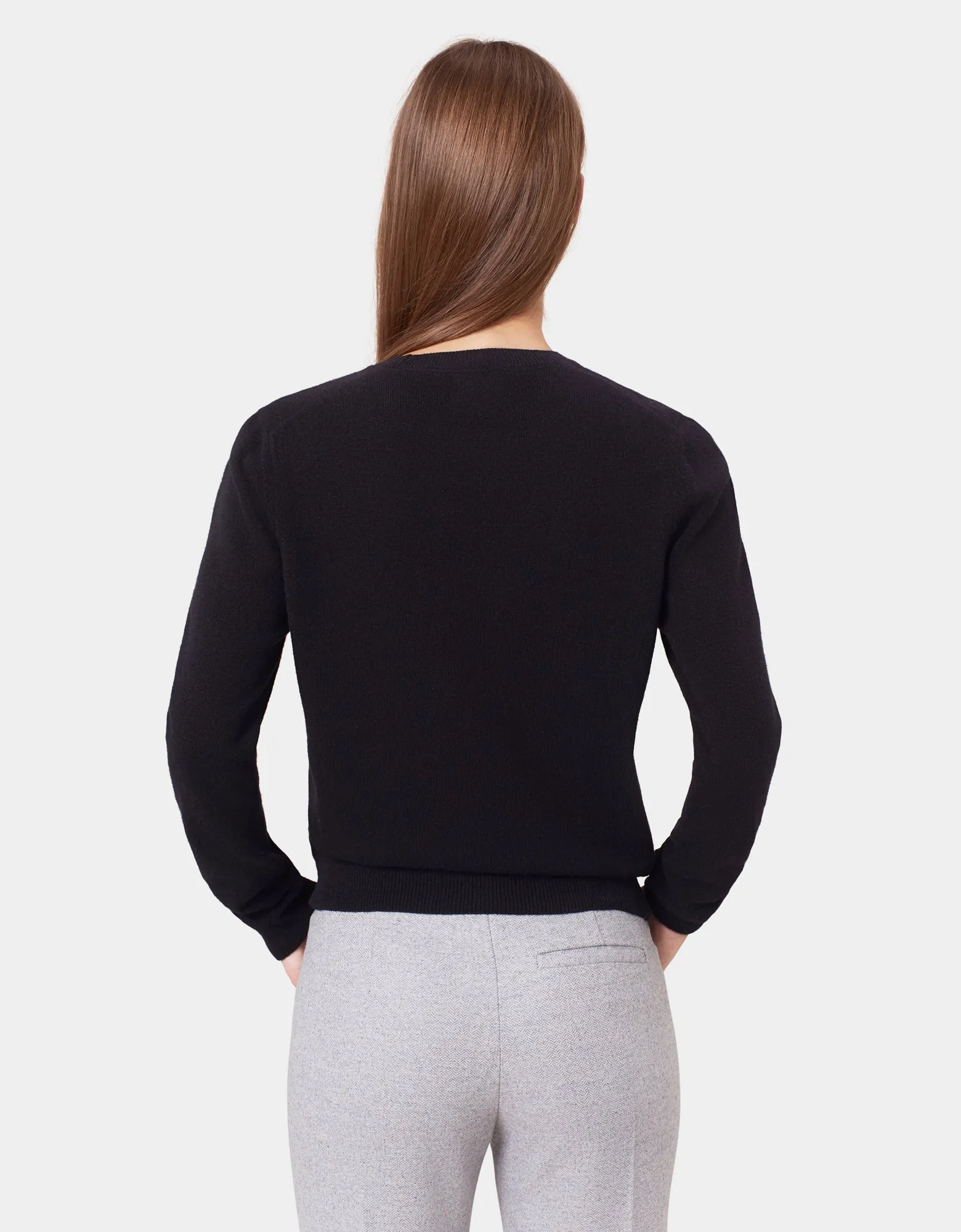 Women Light Merino Wool Crew