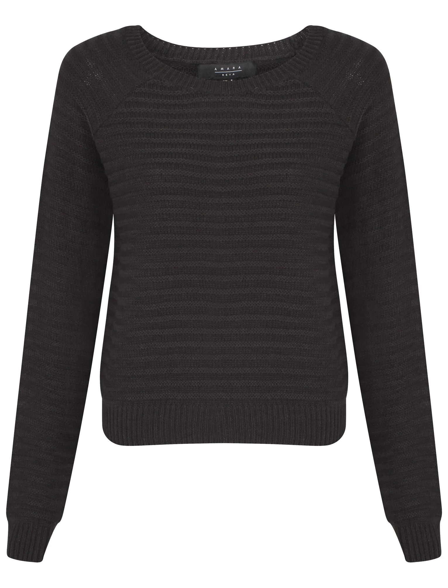 Womens Amara Reya Jonquil Textured Jumper In Charcoal