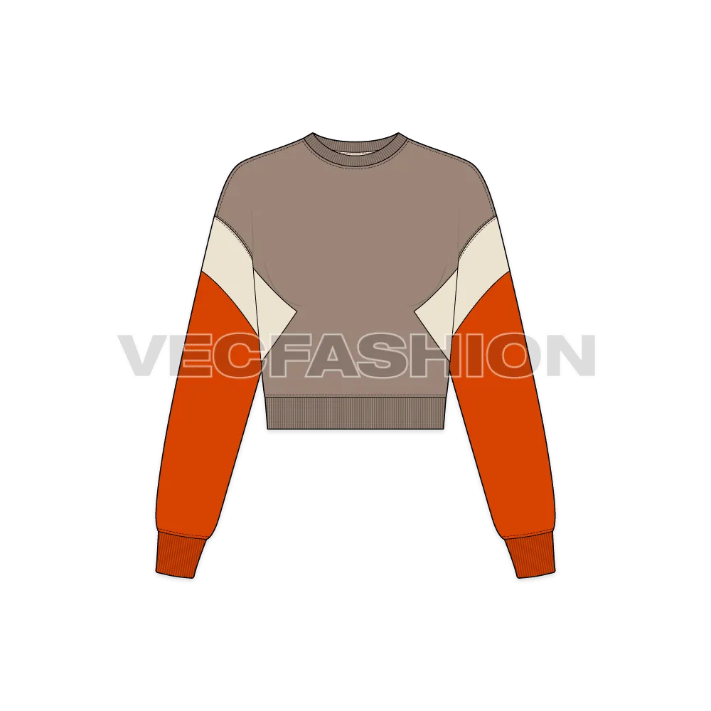 Women's Crop Crewneck Sweatshirt
