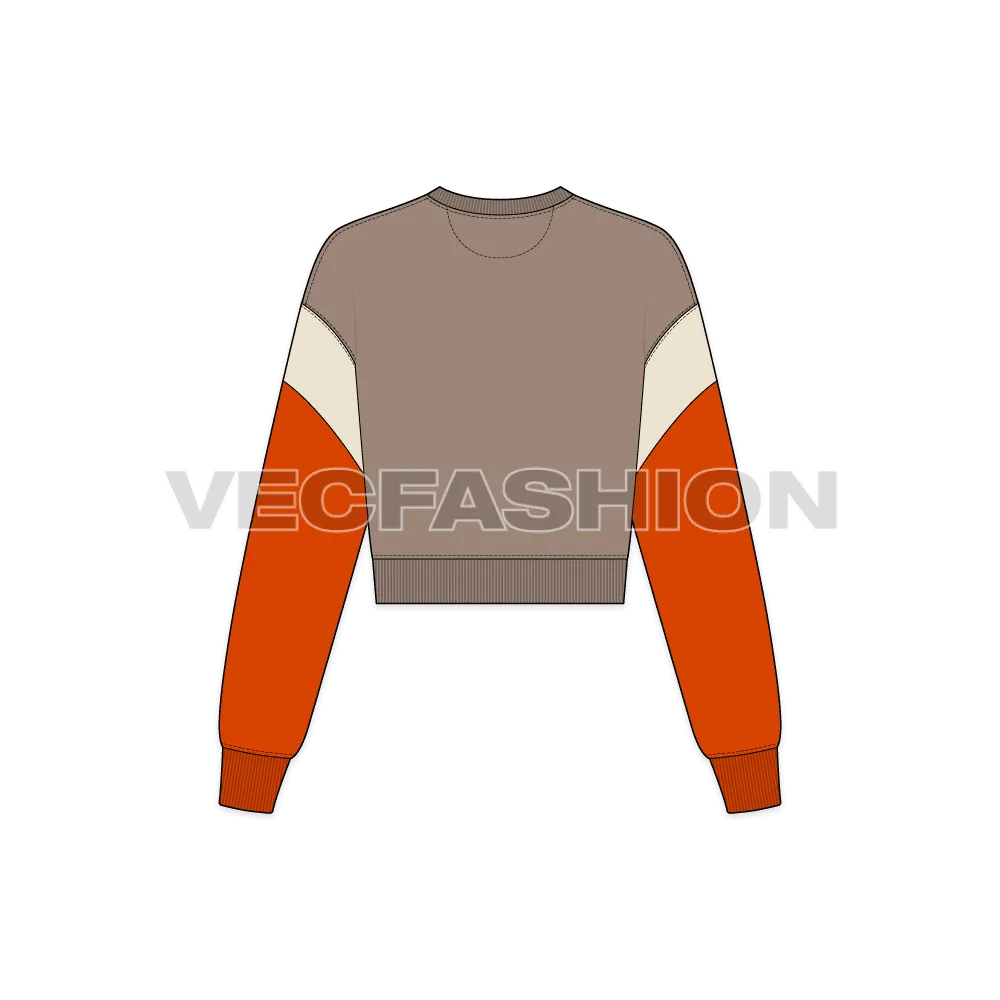 Women's Crop Crewneck Sweatshirt