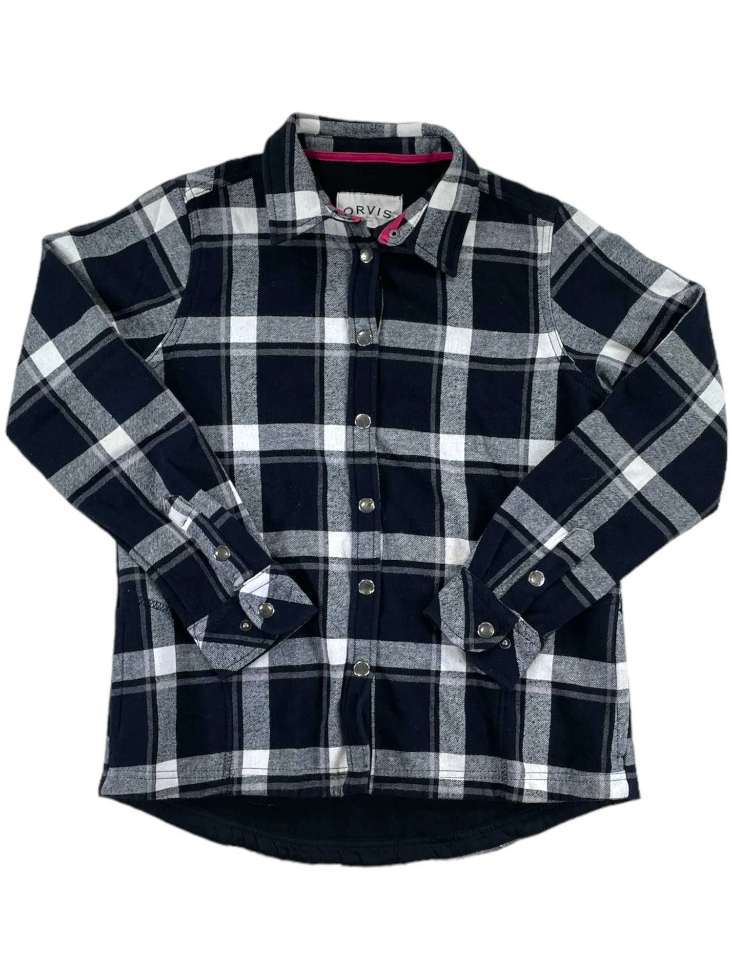 Womens Fleeced Lined Flannel Pinnacle Shirt Jacket
