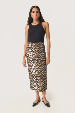 Xala Pencil Skirt - Leopard Pattern