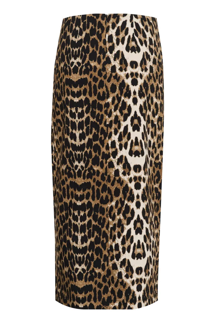 Xala Pencil Skirt - Leopard Pattern