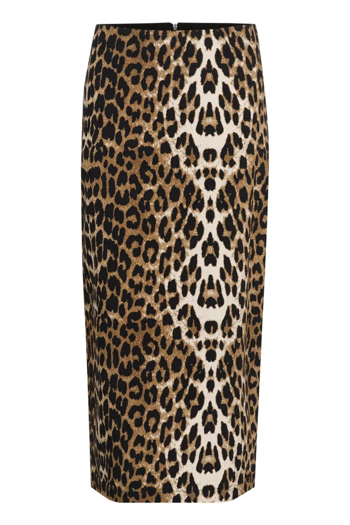 Xala Pencil Skirt - Leopard Pattern