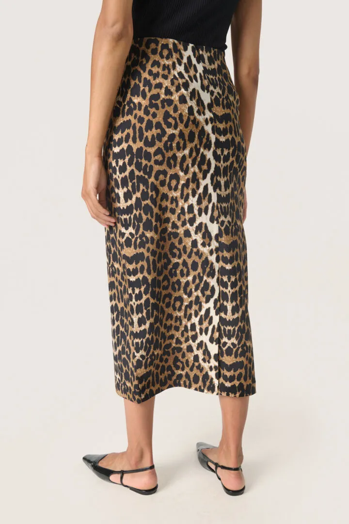 Xala Pencil Skirt - Leopard Pattern