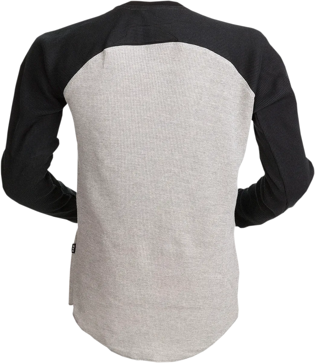 Z1R Waffle Long-Sleeve Shirt - Gray -  Medium 2840-0150